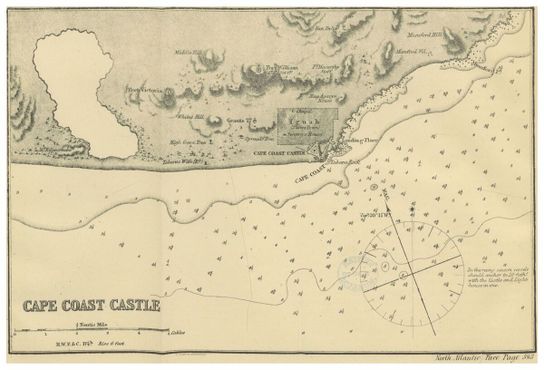 Карта береговой линии 1869 года