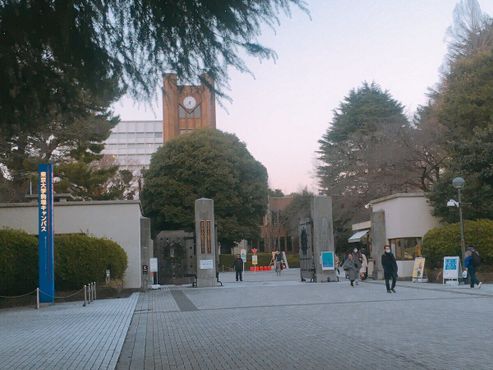 Главный вход в Токийский университет