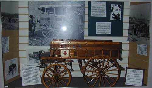 Медицинский фургон времён Гражданской войны