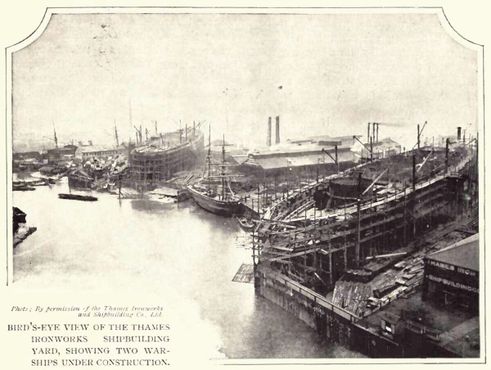 Темзский металлургический комбинат и судостроительная компания в 1902 году