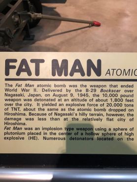 Технические характеристики атомной бомбы "Толстяк"