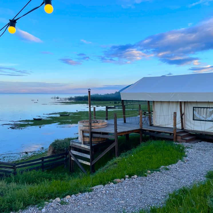 Глемпинги, Палатка